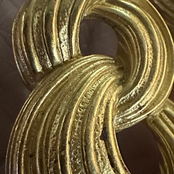 Vintage Gold Statement Earrings - Picture 7 of 10